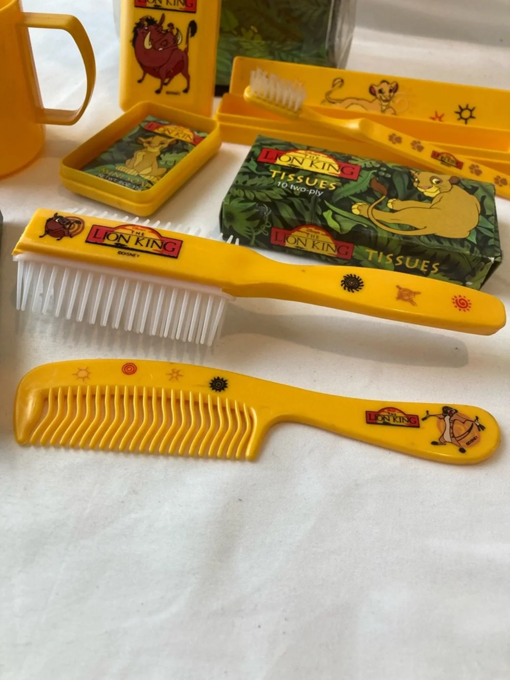 Vintage Lion King Travel Bag Toiletries 90s Disney Memorabilia Simba Pumba Timon